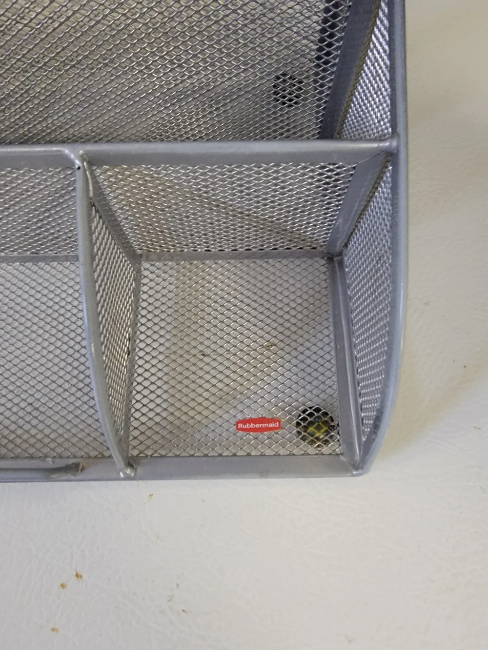Rubbermaid Silver Mesh Makeup & Desk Organizer - Multi-Compartment